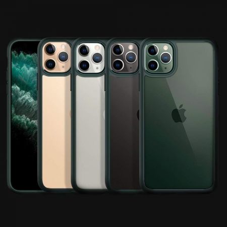 SPIGEN ULTRA hybrid IPHONE 11 PRO MIDNIGHT GREEN zdjęcie 2