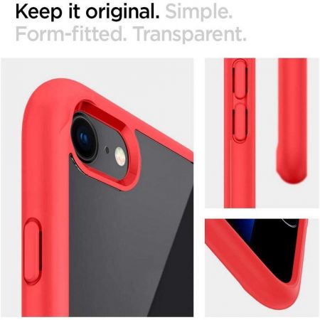 SPIGEN ULTRA hybrid IPHONE 7/8/SE 2020 RED zdjęcie 3