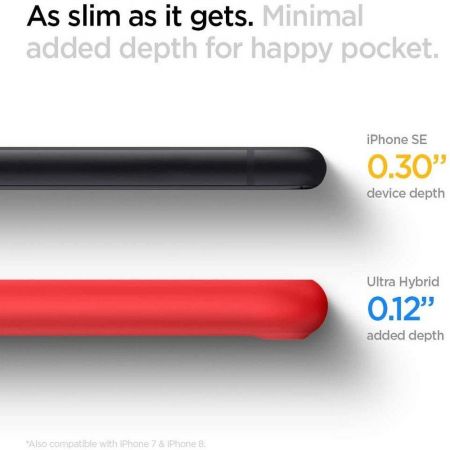 SPIGEN ULTRA hybrid IPHONE 7/8/SE 2020 RED zdjęcie 4