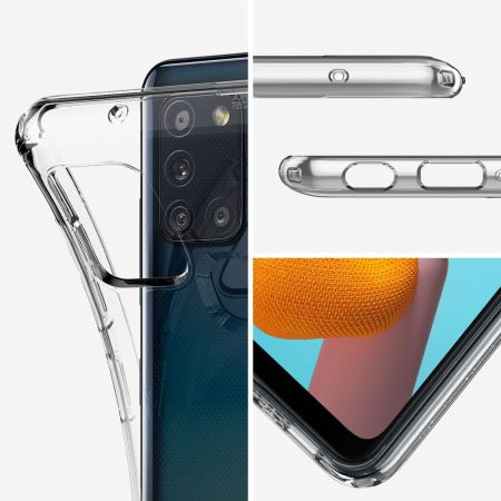 SPIGEN Liquid crystal GALAXY A21S crystal CLEAR zdjęcie 4