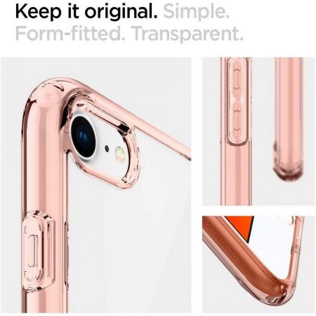 SPIGEN ULTRA hybrid IPHONE 7/8/SE 2020 ROSE crystal zdjęcie 4