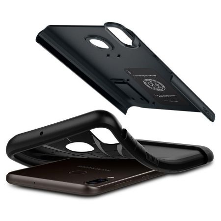 SPIGEN SLIM ARMOR GALAXY A40 METAL SLATE zdjęcie 3