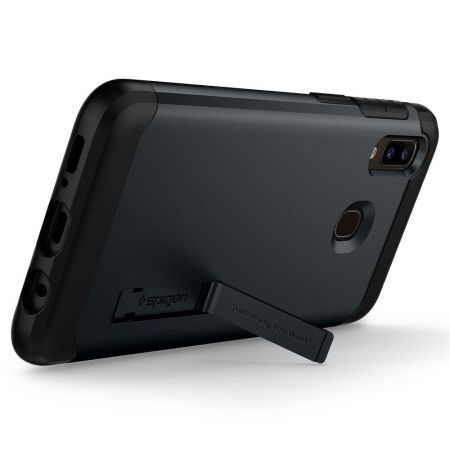 SPIGEN SLIM ARMOR GALAXY A40 METAL SLATE zdjęcie 4