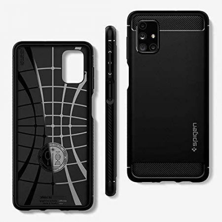 SPIGEN Rugged Armor GALAXY M51 MATTE BLACK zdjęcie 3