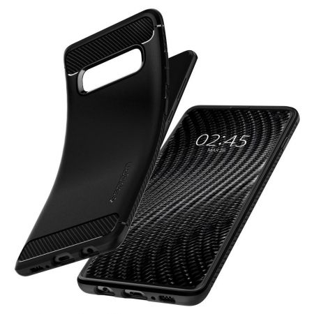 SPIGEN Rugged Armor GALAXY S10 MATTE BLACK zdjęcie 2