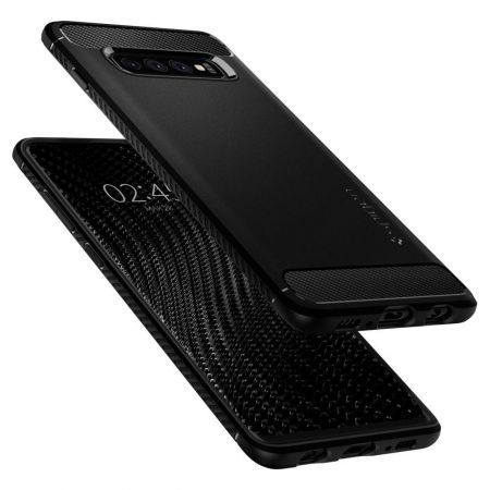 SPIGEN Rugged Armor GALAXY S10 MATTE BLACK zdjęcie 4