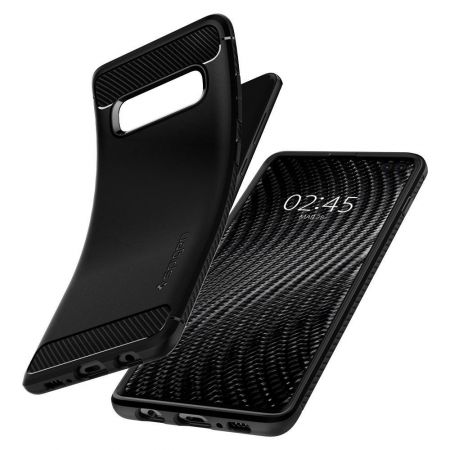 SPIGEN Rugged Armor GALAXY S10+ PLUS MATTE BLACK zdjęcie 2
