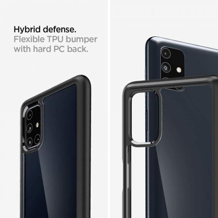 SPIGEN ULTRA hybrid GALAXY M51 MATTE BLACK zdjęcie 3