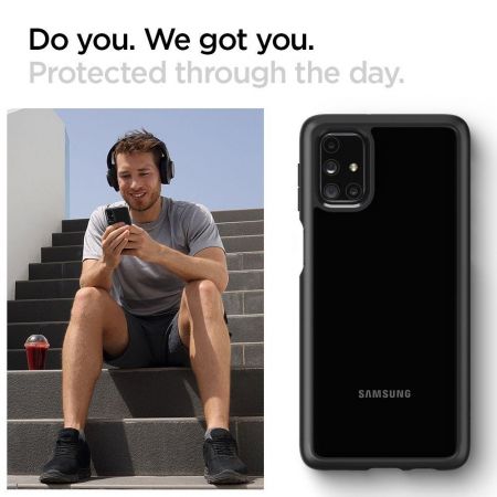 SPIGEN ULTRA hybrid GALAXY M31S MATTE BLACK zdjęcie 3
