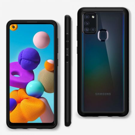 SPIGEN ULTRA hybrid GALAXY A21S MATTE BLACK zdjęcie 4