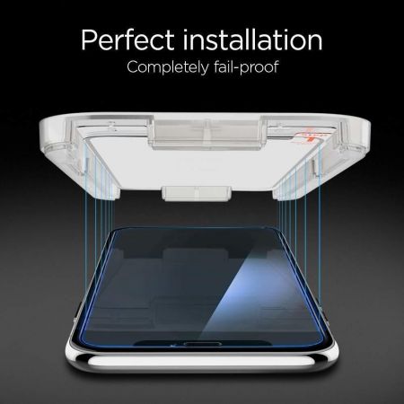 Szkło hartowane SPIGEN GLAS.TR EZ FIT IPHONE X/XS zdjęcie 3
