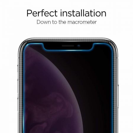 Szkło hartowane SPIGEN GLAS.TR EZ FIT IPHONE X/XS zdjęcie 4