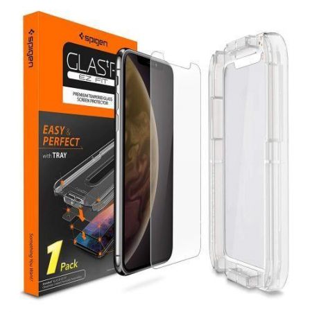 Szkło hartowane SPIGEN GLAS.TR EZ FIT IPHONE X/XS