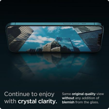 Szkło hartowane SPIGEN GLAS.TR EZ FIT 2-PACK IPHONE 12 PRO MAX zdjęcie 3