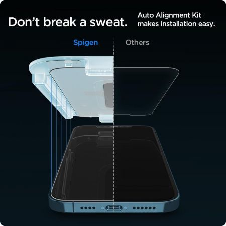 Szkło hartowane SPIGEN GLAS.TR EZ FIT 2-PACK IPHONE 12 PRO MAX zdjęcie 4