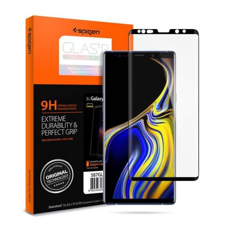 Szkło hartowane SPIGEN GLAS.TR CASE FRIENDLY GALAXY NOTE 9 BLACK