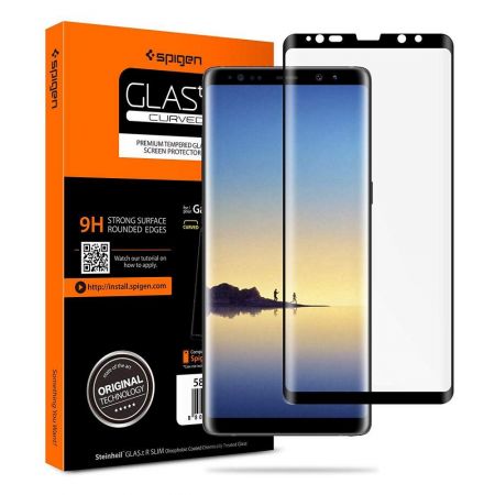 Szkło hartowane SPIGEN GLAS.TR CASE FRIENDLY GALAXY NOTE 8 BLACK
