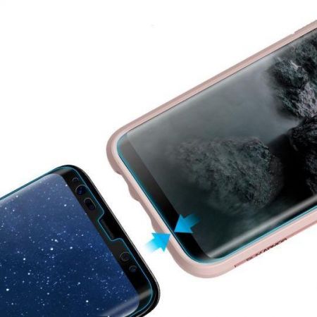 Szkło hartowane SPIGEN GLAS.TR CASE FRIENDLY GALAXY S9 BLACK zdjęcie 4
