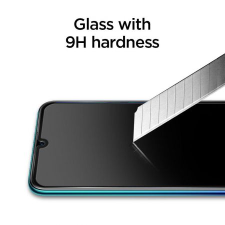 Szkło hartowane SPIGEN GLASS FC HUAWEI P SMART 2019 BLACK zdjęcie 4