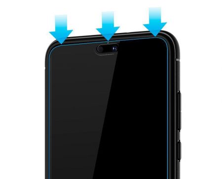 Szkło hartowane SPIGEN GLASS FC HUAWEI P20 PRO BLACK zdjęcie 2