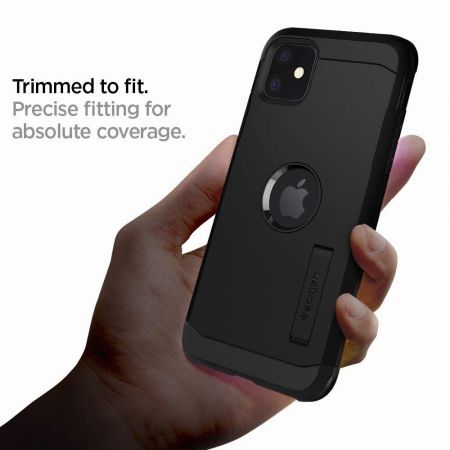 Spigen Etui Tough Armor do Iphone 11 Black zdjęcie 3