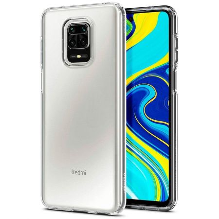 SPIGEN Liquid crystal XIAOMI REDMI NOTE 9S/9 PRO/9 PRO MAX crystal CLEAR zdjęcie 2