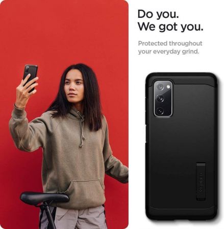 SPIGEN TOUGH ARMOR GALAXY S20 FE BLACK zdjęcie 4