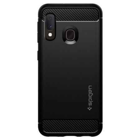 SPIGEN Rugged Armor GALAXY A20E MATTE BLACK zdjęcie 2