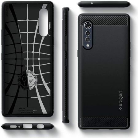 SPIGEN Rugged Armor LG VELVET MATTE BLACK zdjęcie 2