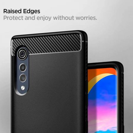 SPIGEN Rugged Armor LG VELVET MATTE BLACK zdjęcie 3