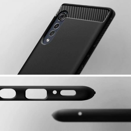 SPIGEN Rugged Armor LG VELVET MATTE BLACK zdjęcie 4