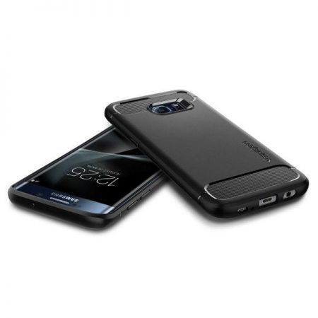 SPIGEN ARMOR RUGGED GALAXY S7 EDGE BLACK zdjęcie 2