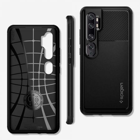 SPIGEN Rugged Armor XIAOMI MI NOTE 10/10 PRO MATTE BLACK zdjęcie 2