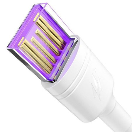 Kabel USB-C Baseus Double Ring do Huawei SuperCharge 5A 1m zdjęcie 3