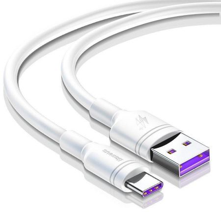 Kabel USB-C Baseus Double Ring do Huawei SuperCharge 5A 1m zdjęcie 4
