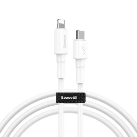 Kabel USB-C do Lightning PD Baseus Mini, 18W, 1m (biały)