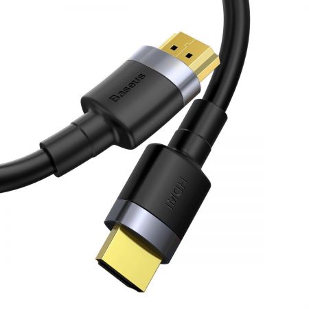 Kabel HDMI 2.0 Baseus Cafule, 4K, 3D, 5m (czarno-szary) zdjęcie 4