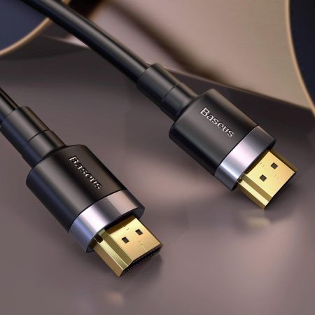 Kabel HDMI 2.0 Baseus Cafule, 4K, 3D, 3m (czarno-szary) zdjęcie 3