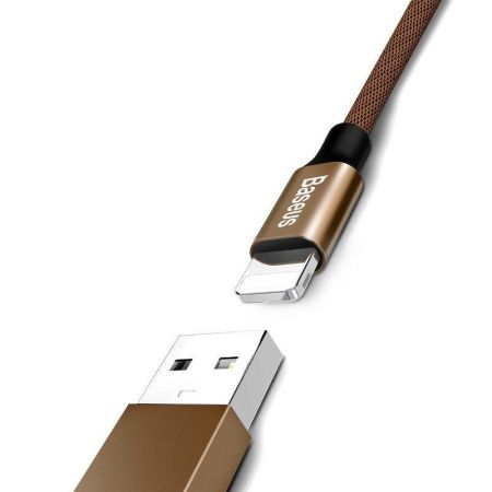 Kabel Baseus Yiven Lightning 120cm 2A - brązowy zdjęcie 2