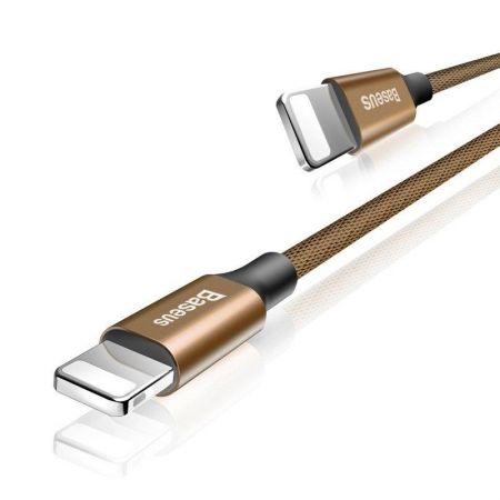 Kabel Baseus Yiven Lightning 120cm 2A - brązowy zdjęcie 4