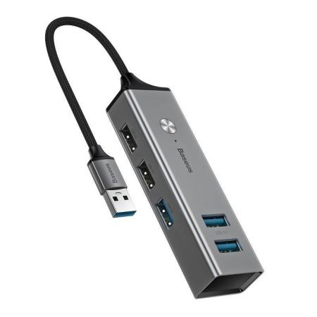 Adapter HUB Baseus USB na 3x USB 3.0 + 2x USB 2.0 zdjęcie 3