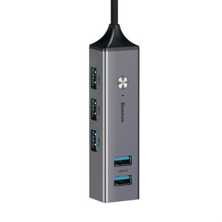 Adapter HUB Baseus USB na 3x USB 3.0 + 2x USB 2.0 zdjęcie 4