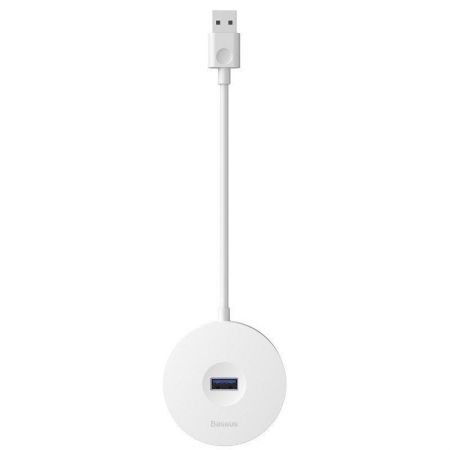 Hub 4w1 USB do USB 3.0 + 3x USB 2.0 Baseus 15cm (biały) zdjęcie 2