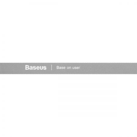 Taśma rzepowa, organizer kabli Baseus Rainbow Circle Velcro Straps 3m (szary) zdjęcie 4