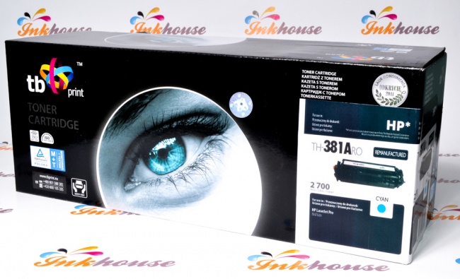 Toner do HP LJ PRO M476 TH-381ARO CY ref.