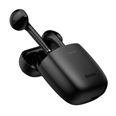Bezprzewodowe słuchawki Baseus Encok W04 TWS, Bluetooth 5.0 (czarne) zdjęcie 4