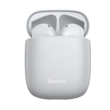 Bezprzewodowe słuchawki Baseus Encok W04 TWS, Bluetooth 5.0 (białe) zdjęcie 2