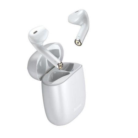 Bezprzewodowe słuchawki Baseus Encok W04 TWS, Bluetooth 5.0 (białe) zdjęcie 3