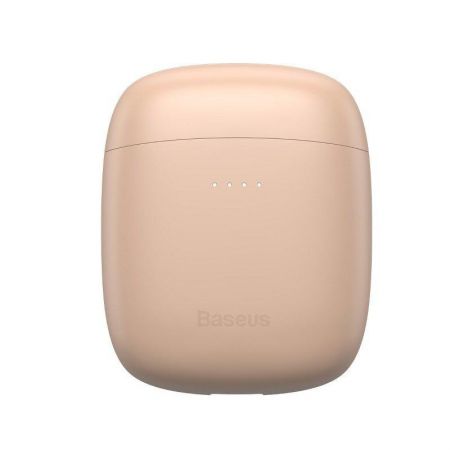 Bezprzewodowe słuchawki TWS Baseus Encok W04 Pro, ładowanie indukcyjne, Bluetooth 5.0 (różowe) zdjęcie 4