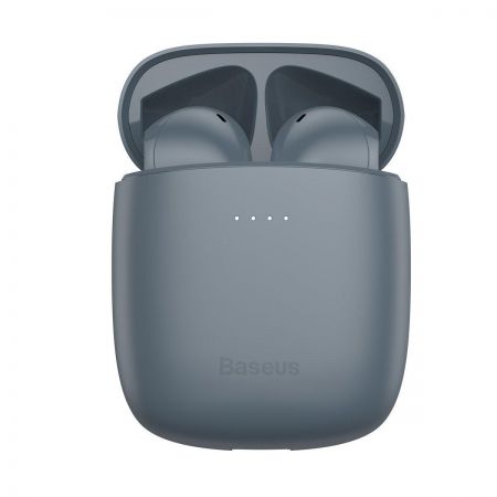 Bezprzewodowe słuchawki TWS Baseus Encok W04 Pro, ładowanie indukcyjne, Bluetooth 5.0 (szare) zdjęcie 2